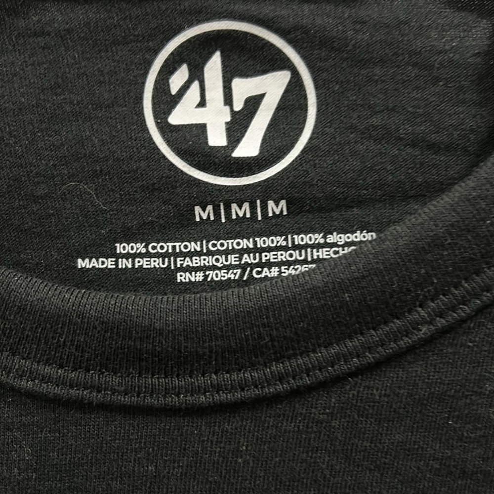 Proceeds go to Charity! CAROLINA PANTHERS '47 FRANKLIN FIELDHOUSE TEE - Picture 4 of 6